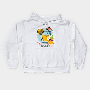 Hullo Summer Kids Hoodie